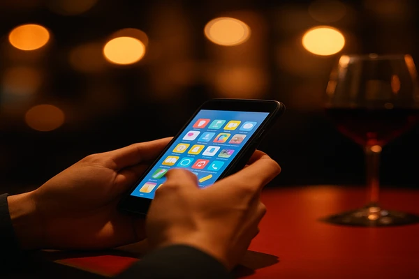 হাতে স্মার্টফোন নিয়ে একজন ব্যবহারকারী ডিজিটাল প্ল্যাটফর্মটি স্বাচ্ছন্দ্যে ব্যবহার করছেন