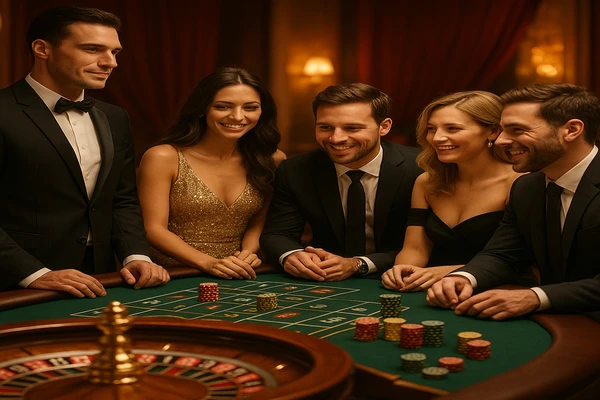 লাইভ টেবিল-ভিত্তিক বিনোদন গেম পরিবেশে গেম অপারেটরের